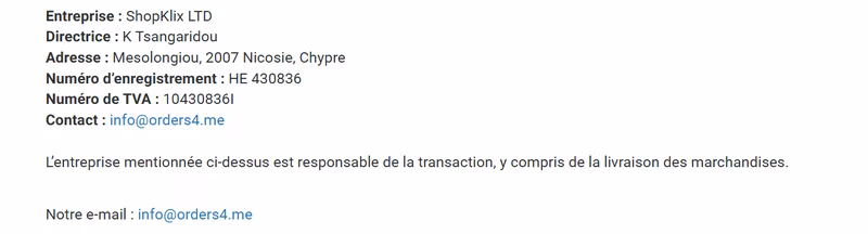 Mentions Legales